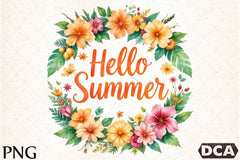 Hello Summer Clipart Bundle 8 - CraftNest - Digital Crafting and Art