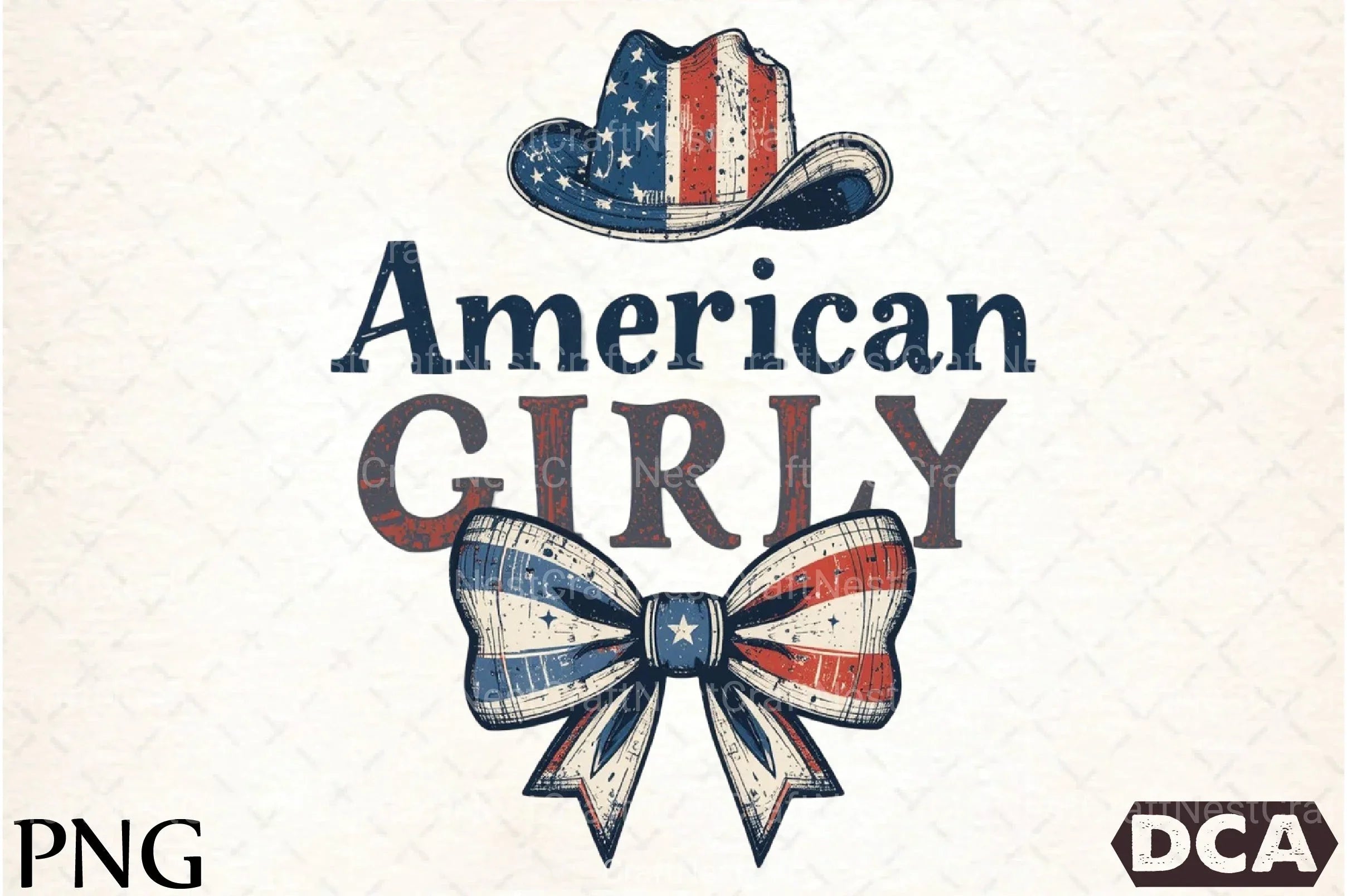 American Girly Clipart Bundle - CraftNest - Digital Crafting and Art