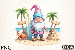 Summer Gnome Clipart Bundle - CraftNest - Digital Crafting and Art