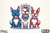 4th of July Dog Clipart Bundle