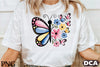 Floral Butterfly Clipart Bundle
