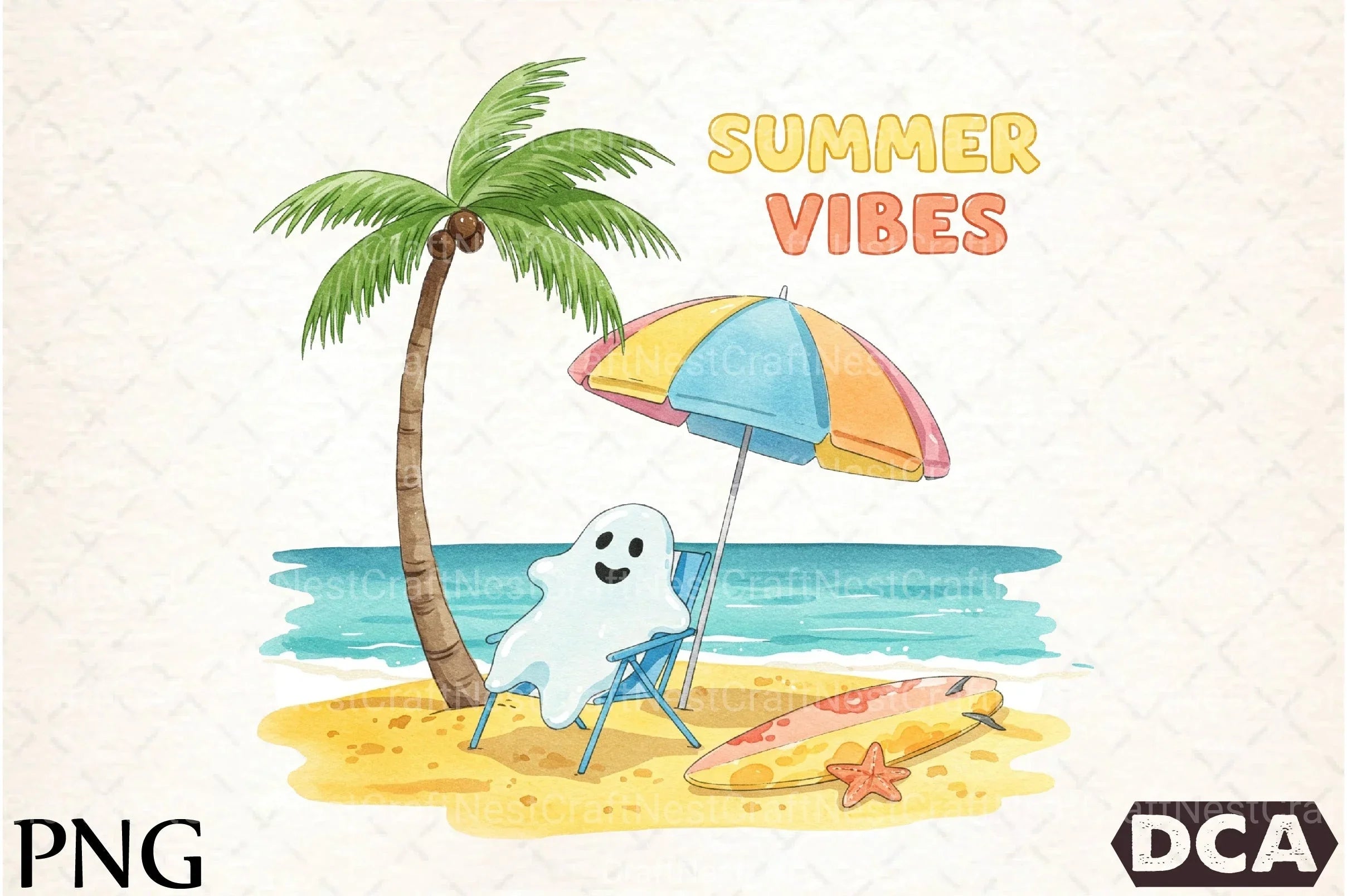 Summer Vibes Clipart Bundle 3 - CraftNest - Digital Crafting and Art