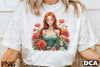Floral Cute Girl Clipart Bundle
