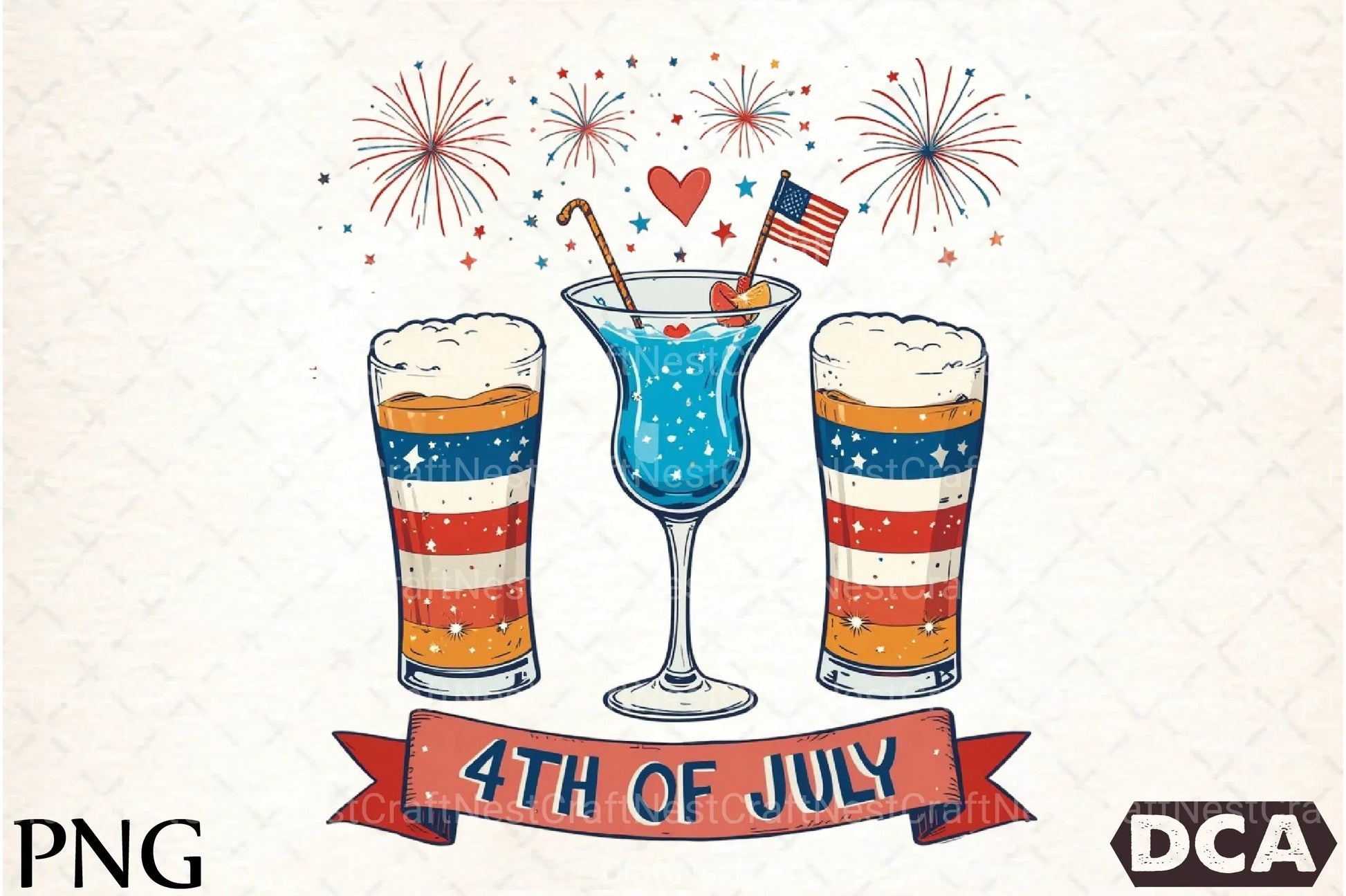 4th of July Clipart Bundle 19 - CraftNest - Digital Crafting and Art