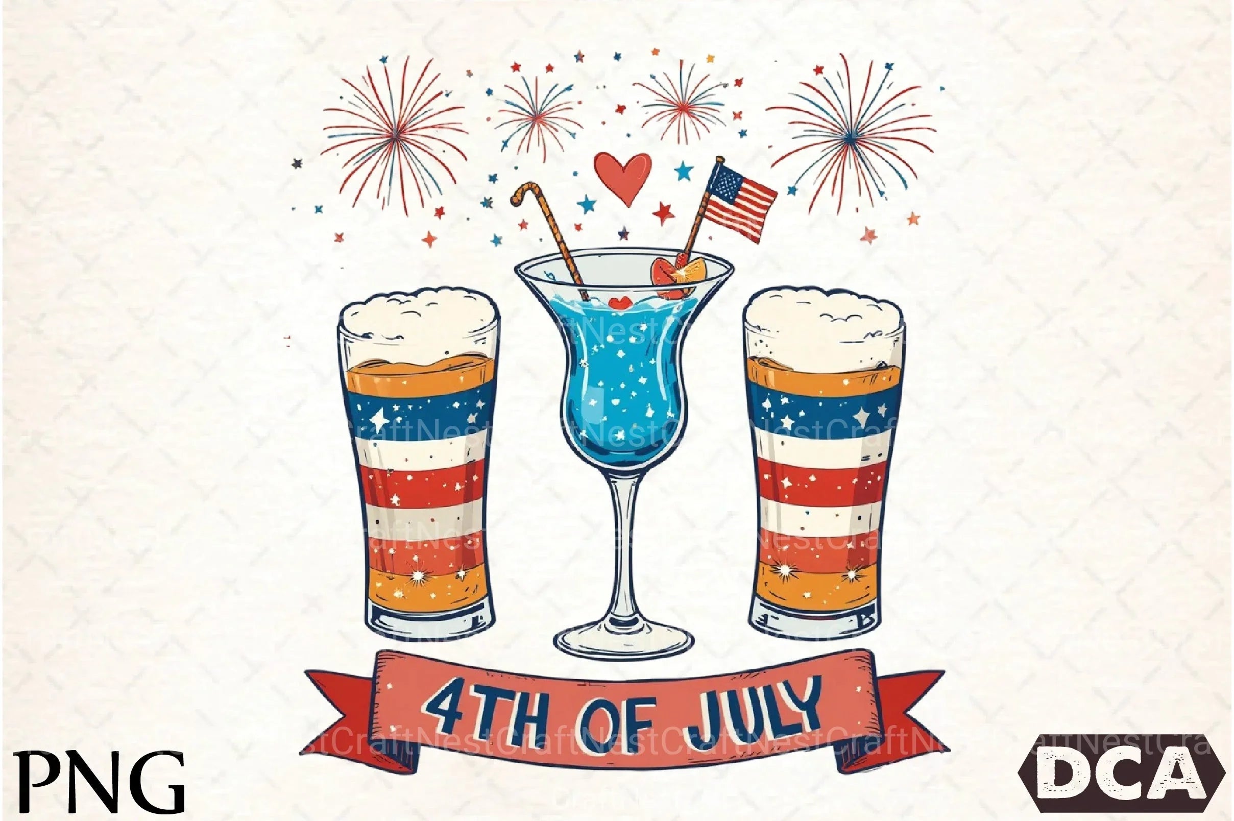 4th of July Clipart Bundle 19 - CraftNest - Digital Crafting and Art