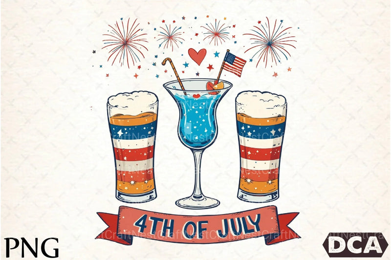 4th of July Clipart Bundle 19 - CraftNest - Digital Crafting and Art