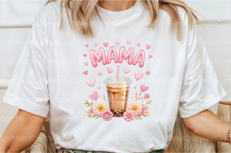 Iced Coffee Mama Gifts Clipart Bundle - CraftNest - Digital Crafting and Art