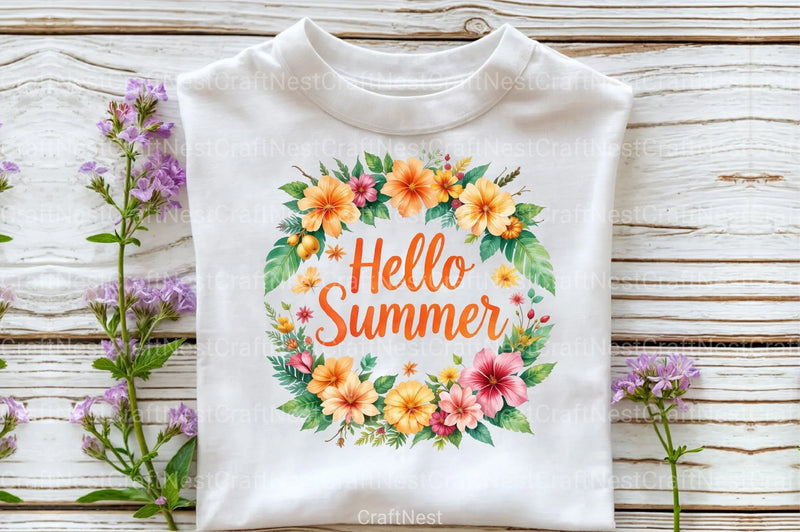 Hello Summer Clipart Bundle 8 - CraftNest - Digital Crafting and Art