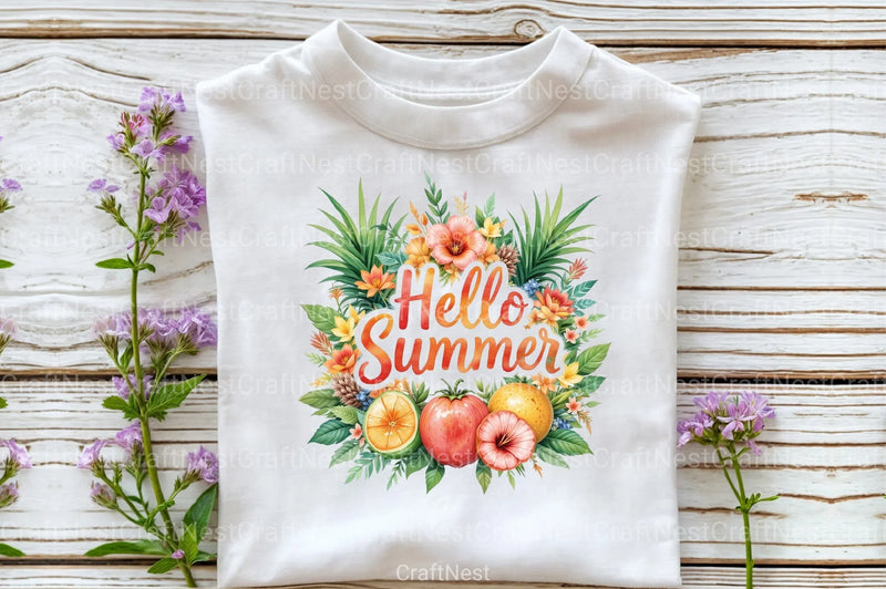 Hello Summer Clipart Bundle 88 - CraftNest - Digital Crafting and Art