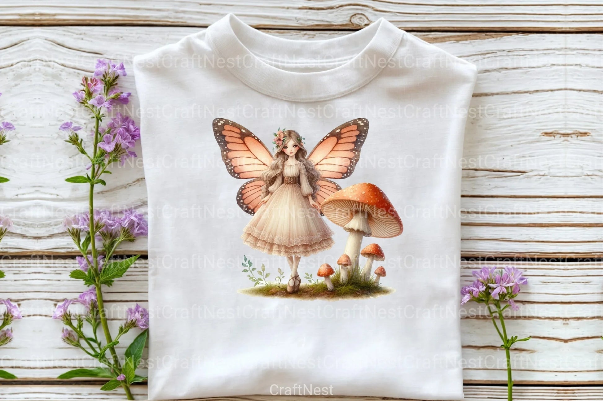 Fairy Garden Clipart Bundle 99 - CraftNest - Digital Crafting and Art