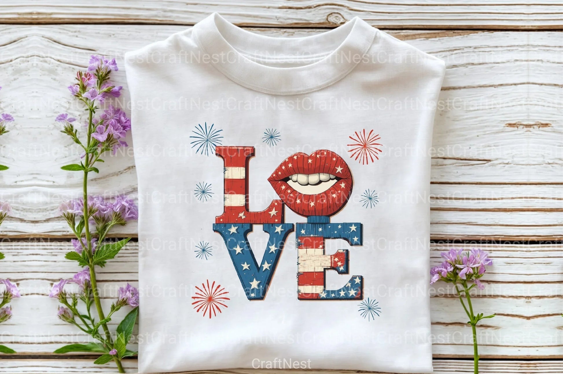 4th of July Love Clipart Bundle 33 - CraftNest - Digital Crafting and Art