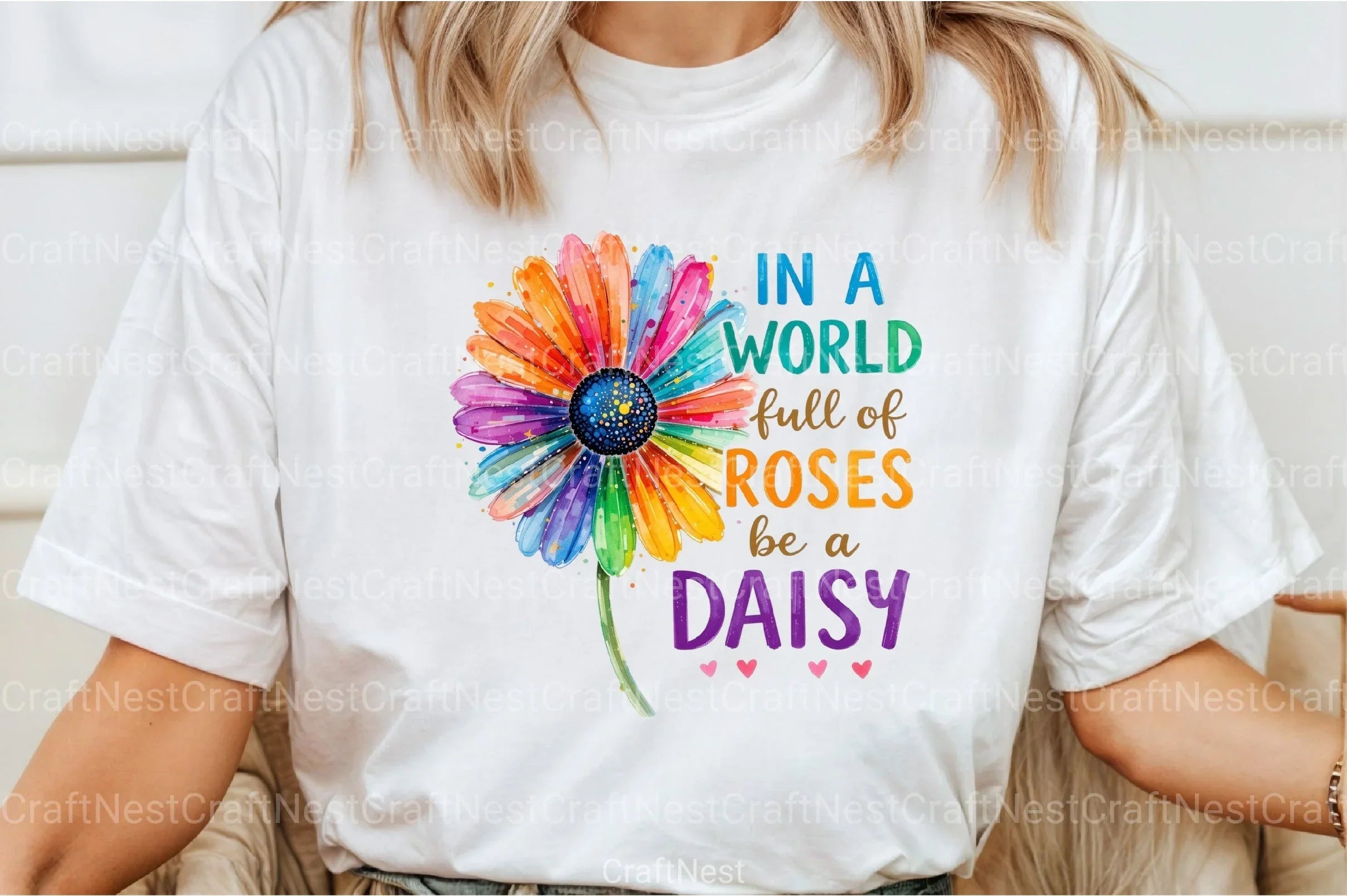 Be a Daisy in a World of Roses Clipart Bundle - CraftNest - Digital Crafting and Art