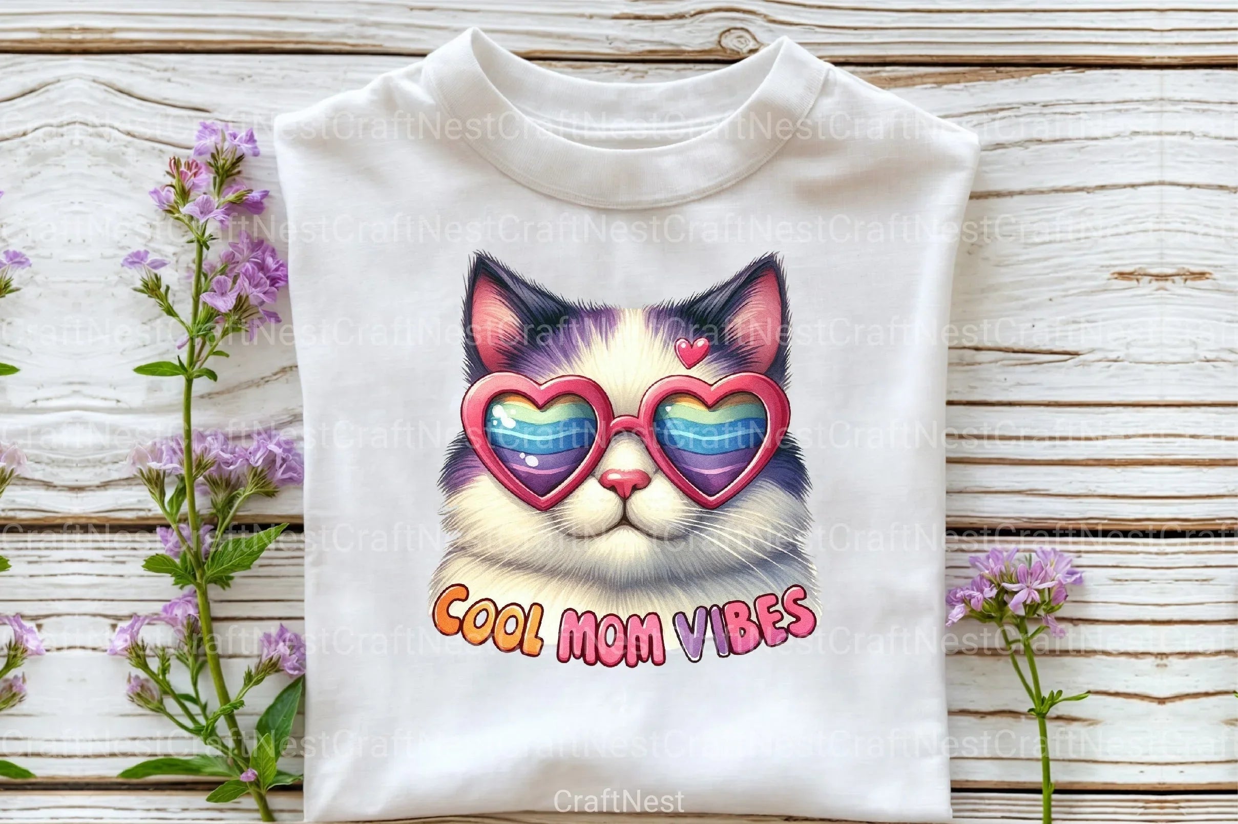 Cool Mom Vibes Clipart Bundle 1 - CraftNest - Digital Crafting and Art