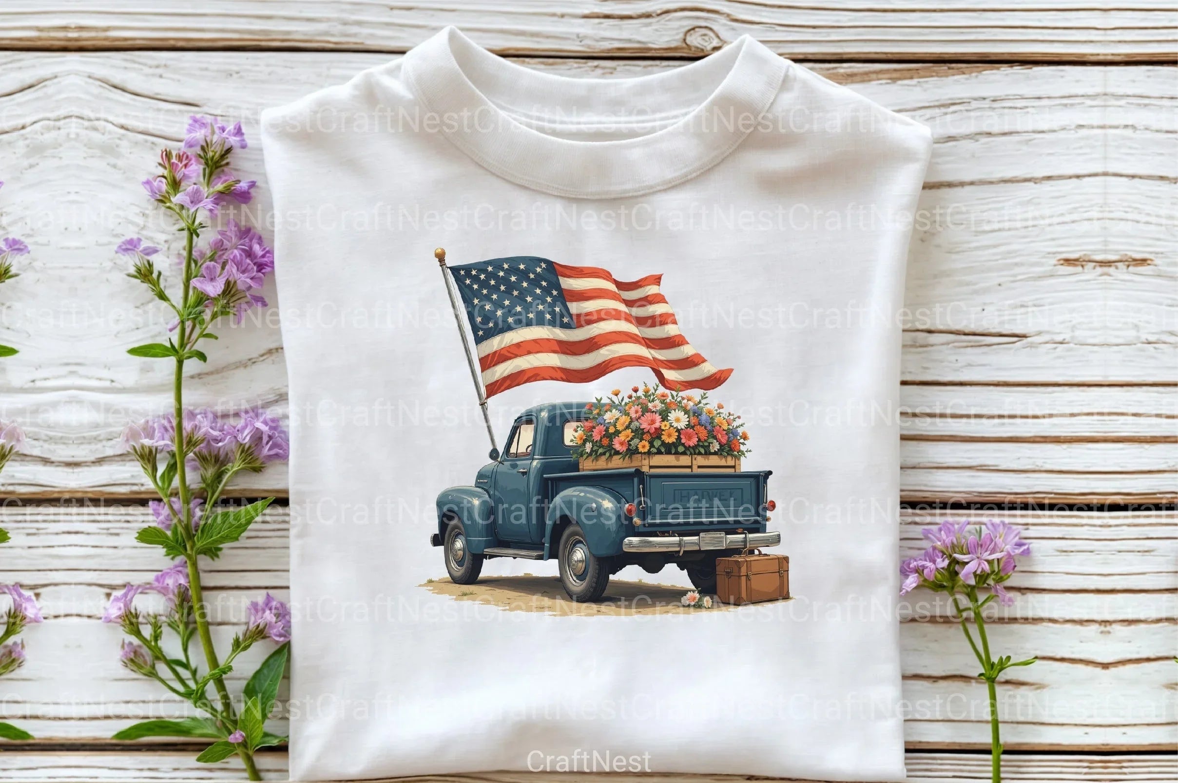 4th of July Car Clipart Bundle - CraftNest - Digital Crafting and Art