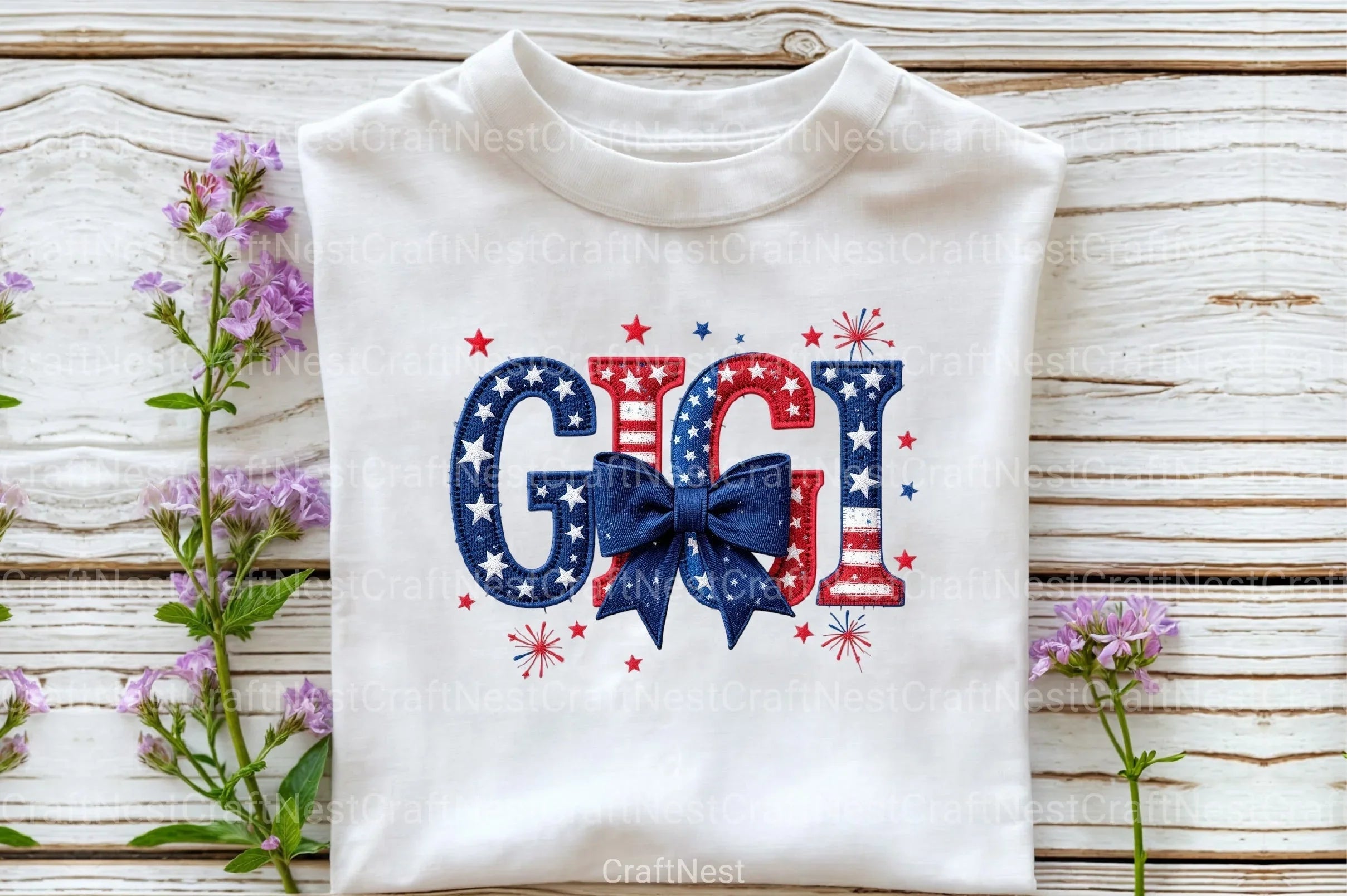 4th of July Gigi Clipart Bundle - CraftNest - Digital Crafting and Art