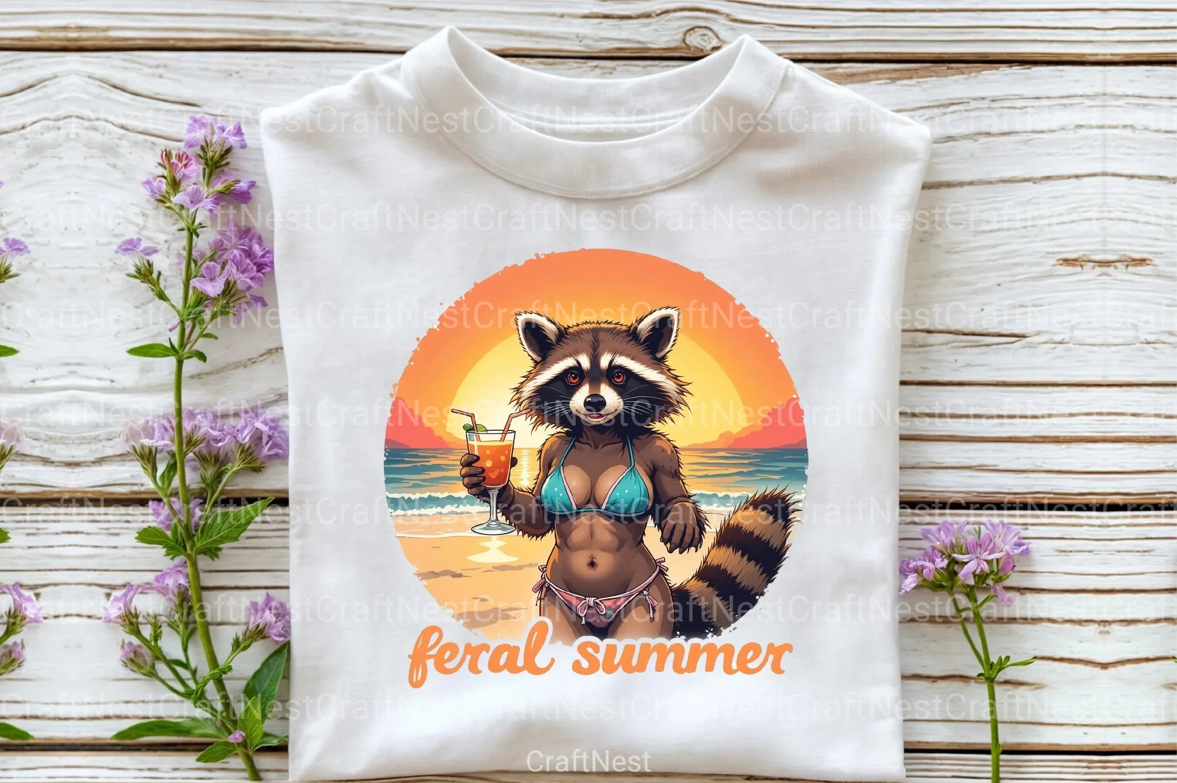 Feral Summer Clipart Bundle - CraftNest - Digital Crafting and Art