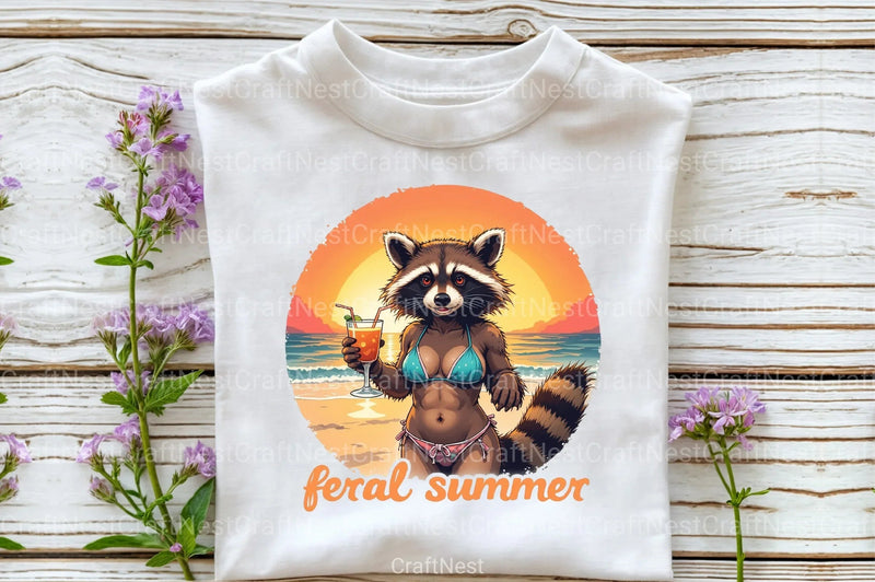 Feral Summer Clipart Bundle - CraftNest - Digital Crafting and Art