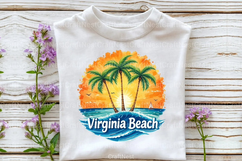 Virginia Beach Clipart Bundle 2 - CraftNest - Digital Crafting and Art