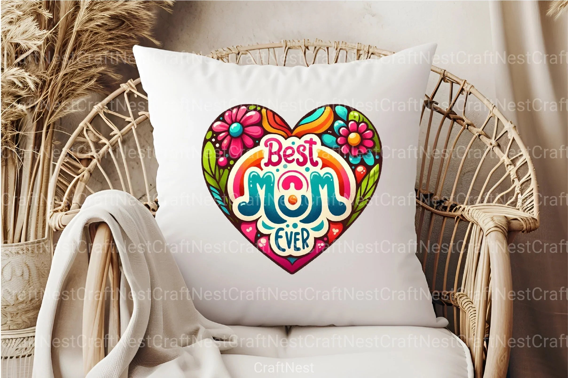 Best Mom Ever Clipart Bundle 1 - CraftNest - Digital Crafting and Art
