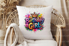 Birthday Girl Clipart Bundle 66 - CraftNest - Digital Crafting and Art
