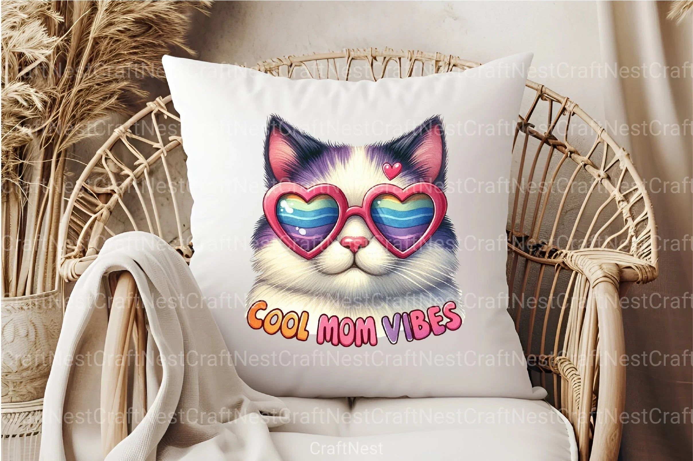 Cool Mom Vibes Clipart Bundle 1 - CraftNest - Digital Crafting and Art