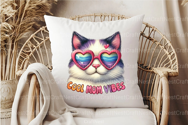 Cool Mom Vibes Clipart Bundle 1 - CraftNest - Digital Crafting and Art