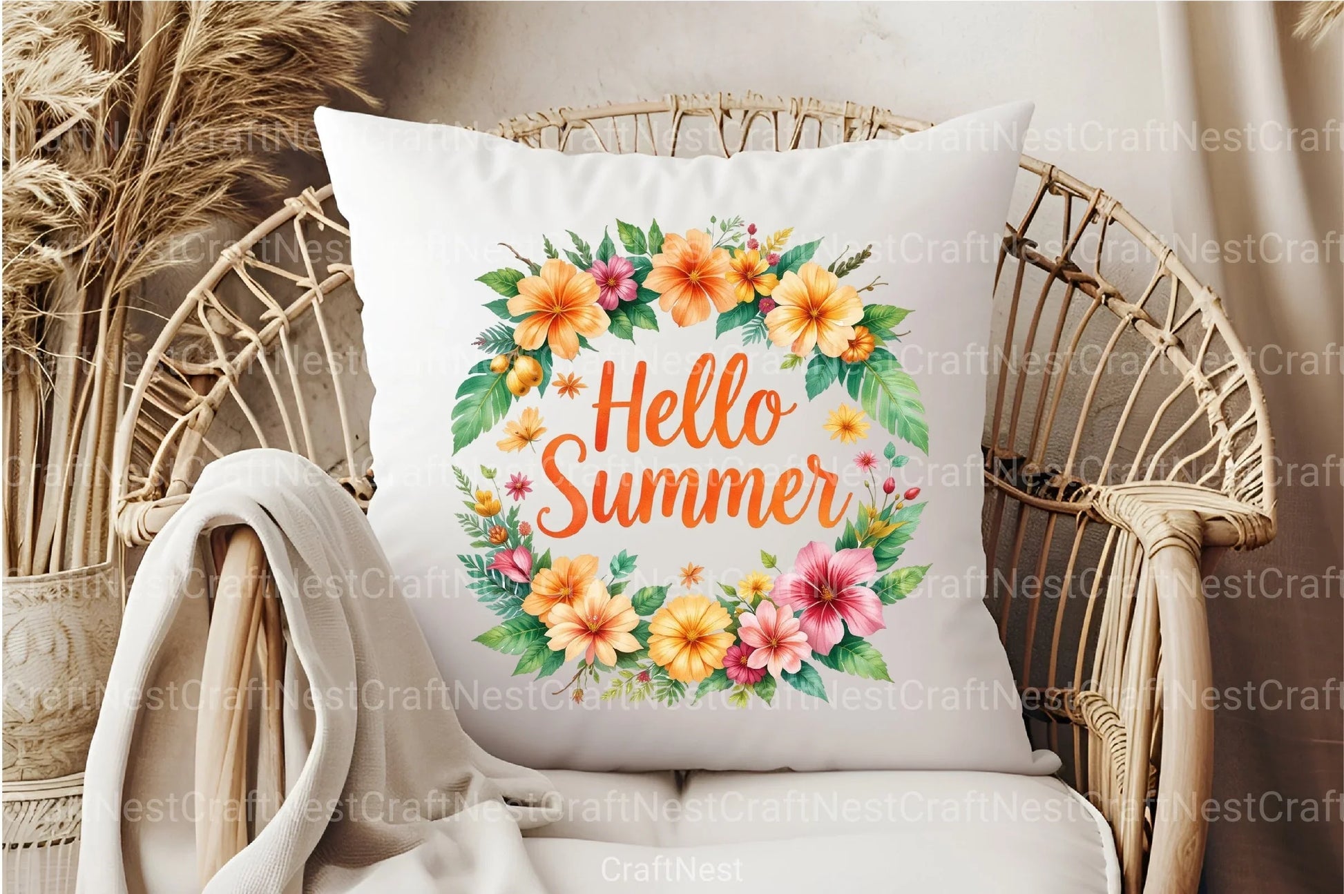 Hello Summer Clipart Bundle 8 - CraftNest - Digital Crafting and Art