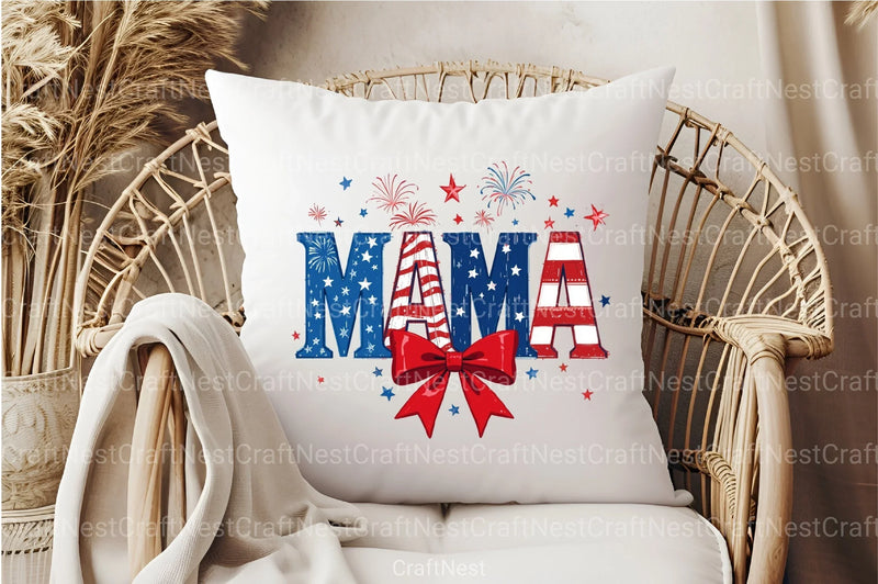 4th of July Mama Clipart Bundle 18 - CraftNest - Digital Crafting and Art