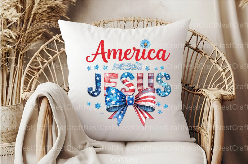 America Jesus Clipart Bundle - CraftNest - Digital Crafting and Art