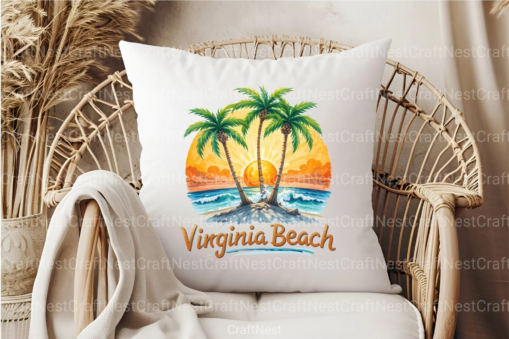Virginia Beach Clipart Bundle - CraftNest - Digital Crafting and Art