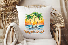 Virginia Beach Clipart Bundle - CraftNest - Digital Crafting and Art