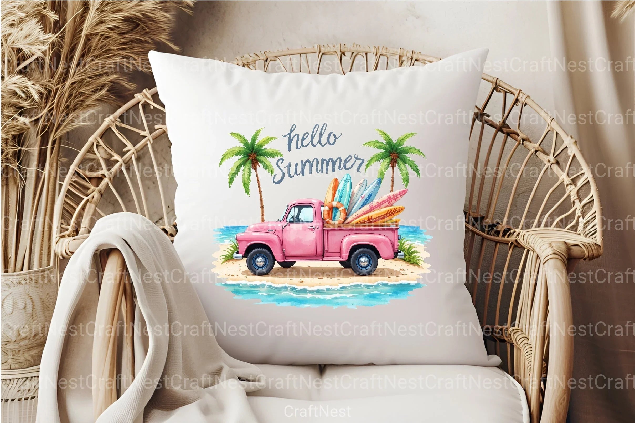 Hello Summer Clipart Bundle 3 - CraftNest - Digital Crafting and Art