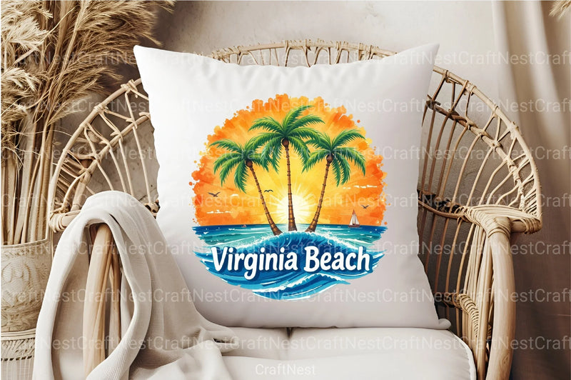 Virginia Beach Clipart Bundle 2 - CraftNest - Digital Crafting and Art