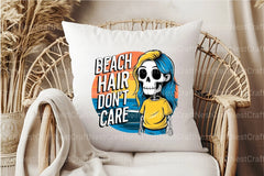 Beach Hair Don't Care Clipart Bundle 1 - CraftNest - Digital Crafting and Art