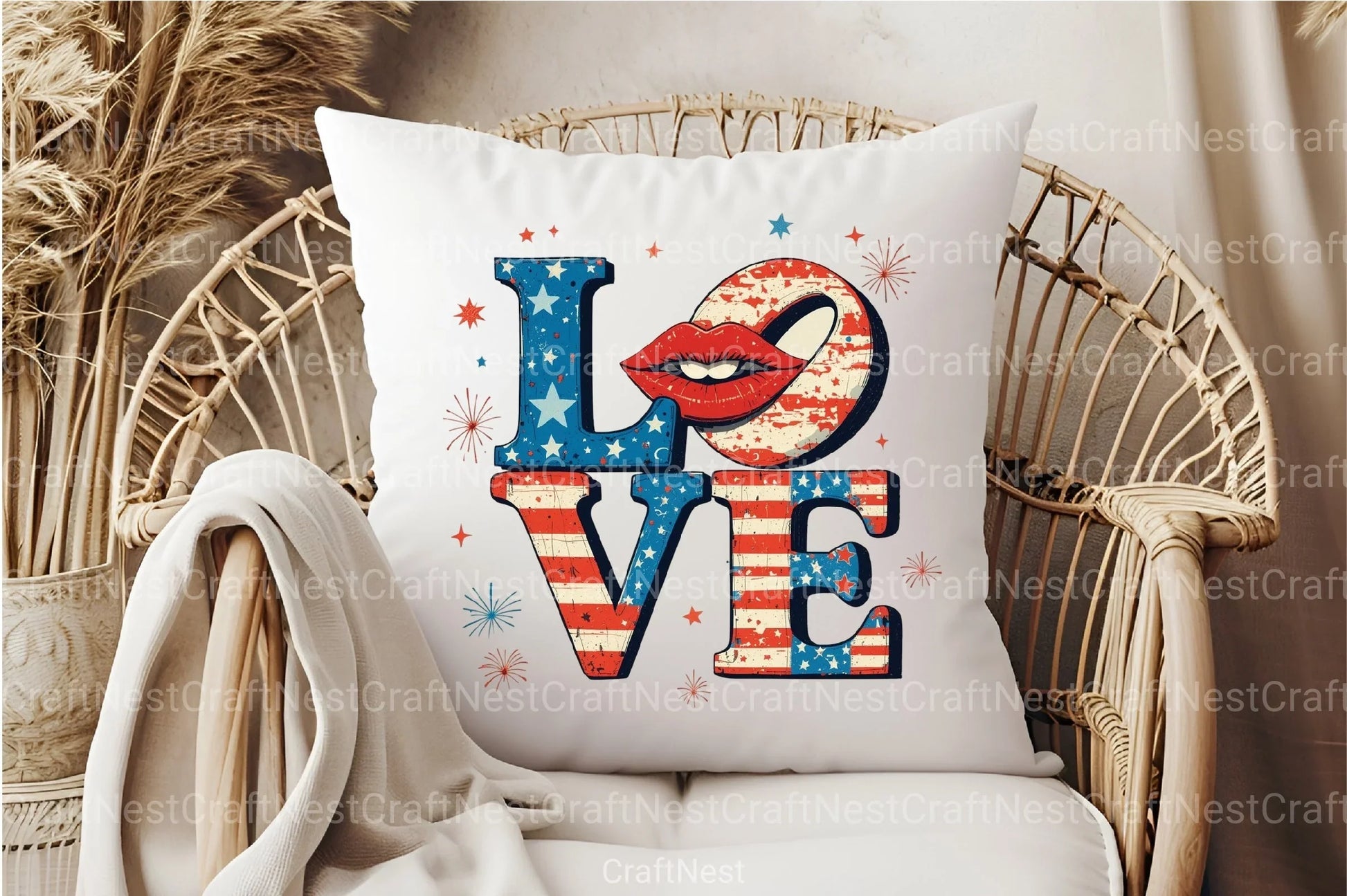 4th of July Love Clipart Bundle 1 - CraftNest - Digital Crafting and Art