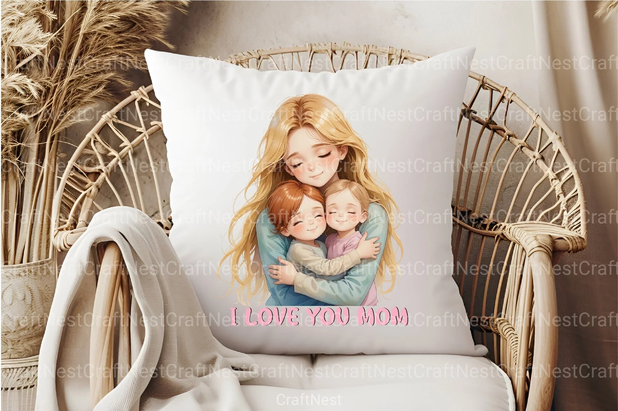 I Love You Mom Clipart Bundle - CraftNest - Digital Crafting and Art