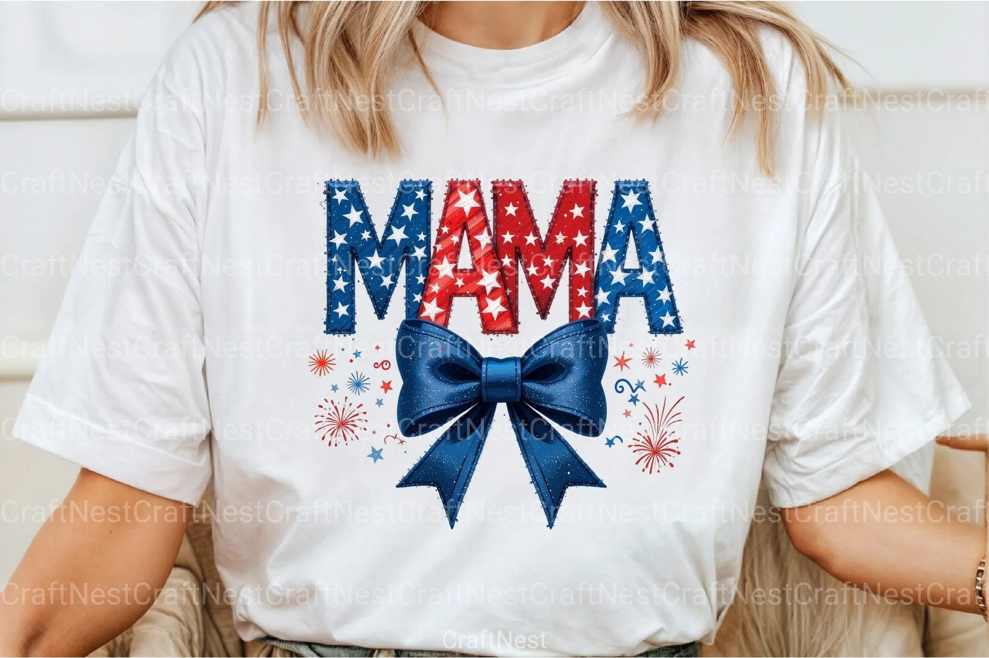 4th of July Mama Clipart Bundle 1 - CraftNest - Digital Crafting and Art