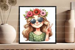 Holly Hobbie Girl Clipart Bundle - CraftNest - Digital Crafting and Art