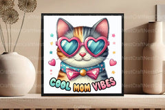 Cool Mom Vibes Clipart Bundle 2 - CraftNest - Digital Crafting and Art