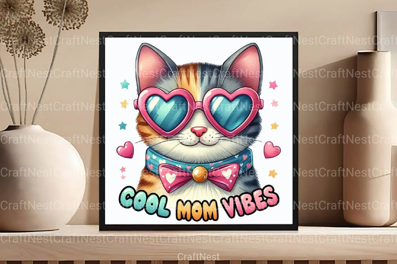 Cool Mom Vibes Clipart Bundle 2 - CraftNest - Digital Crafting and Art