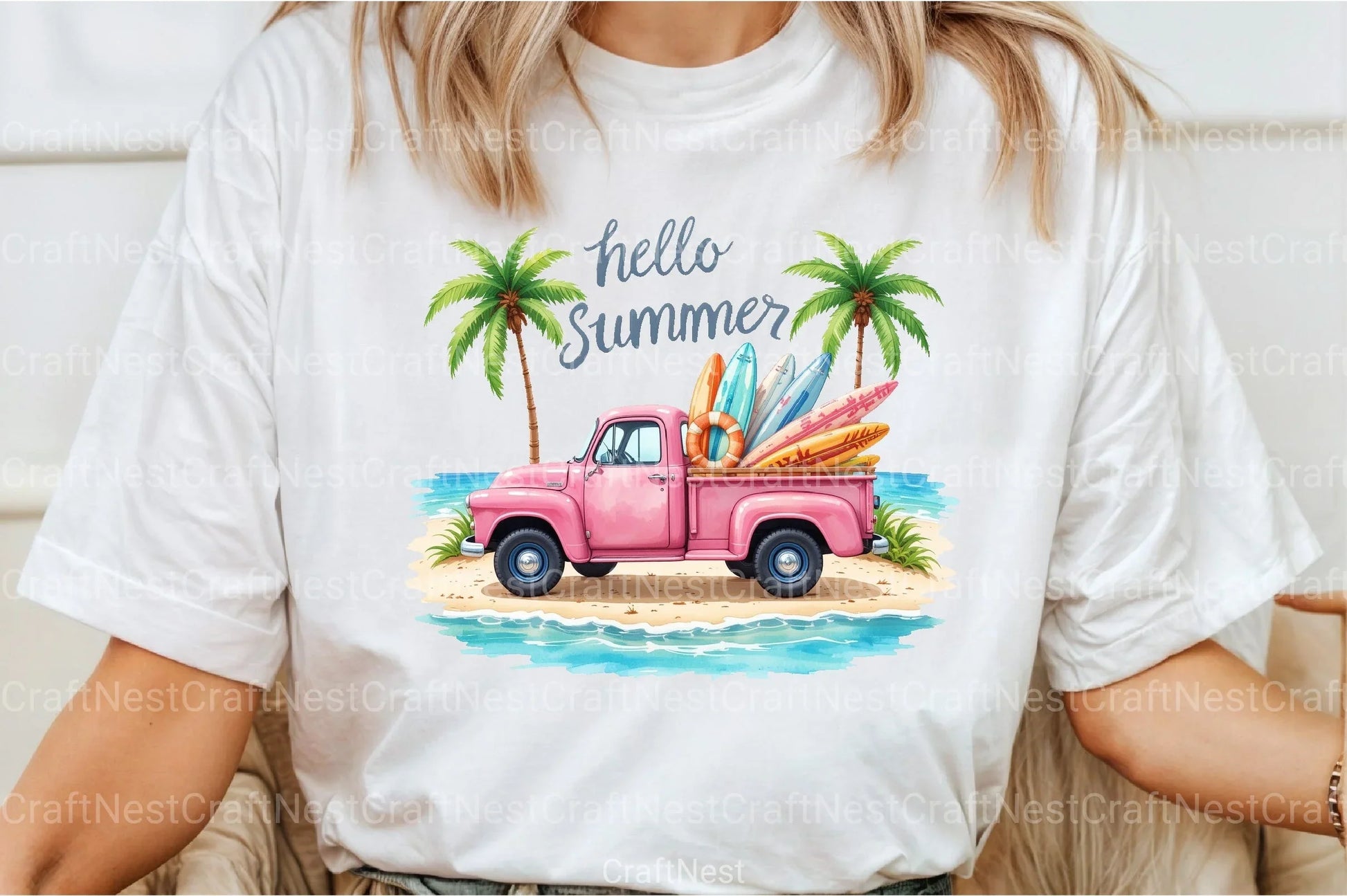 Hello Summer Clipart Bundle 3 - CraftNest - Digital Crafting and Art