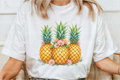 Summer Pineapple Clipart Bundle 99 - CraftNest - Digital Crafting and Art