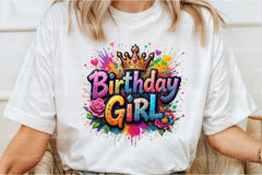 Birthday Girl Clipart Bundle 66 - CraftNest - Digital Crafting and Art