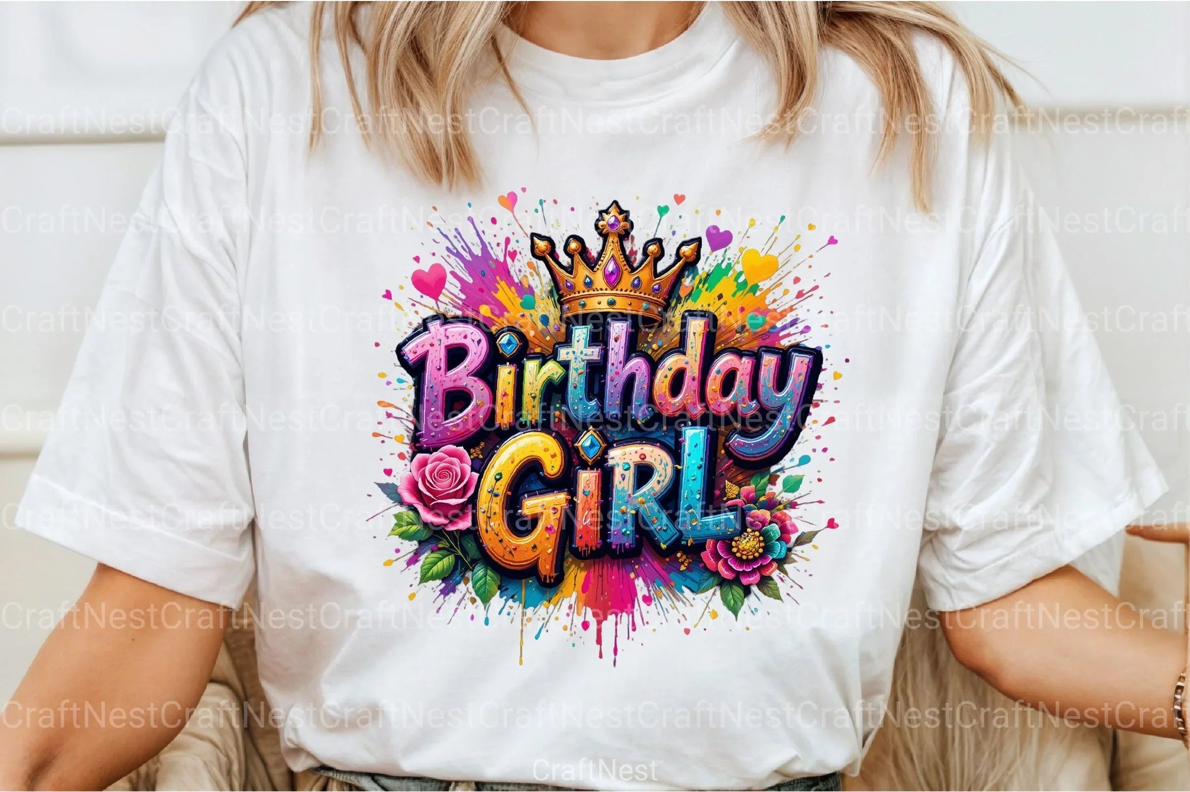 Birthday Girl Clipart Bundle 66 - CraftNest - Digital Crafting and Art
