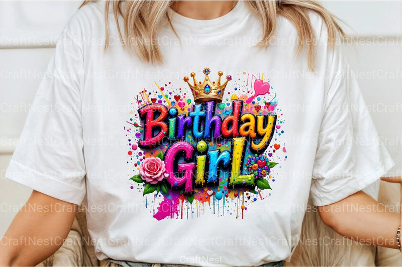 Birthday Girl Clipart Bundle 4 - CraftNest - Digital Crafting and Art