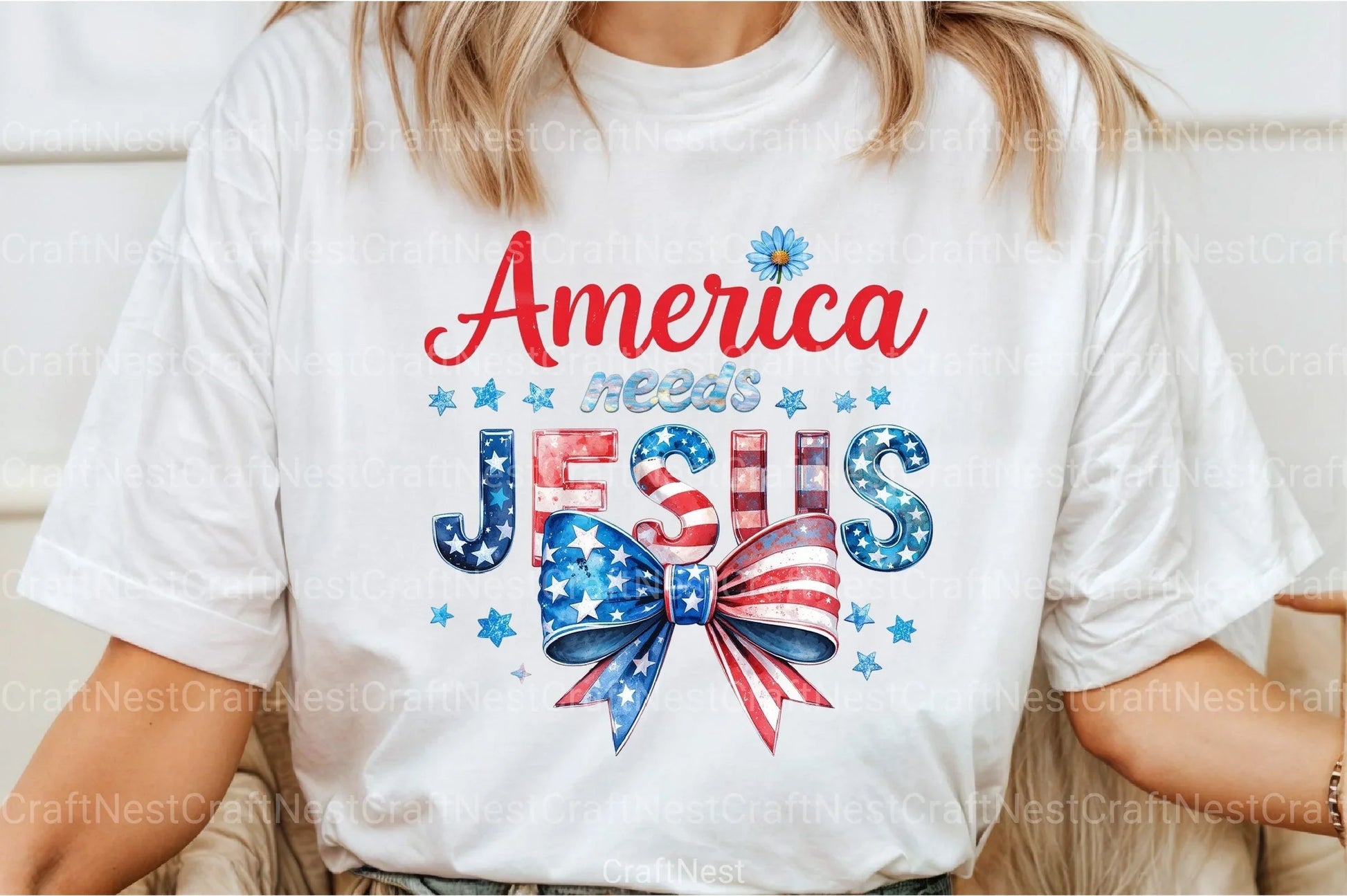 America Jesus Clipart Bundle - CraftNest - Digital Crafting and Art