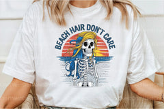 Beach Hair Don't Care Clipart Bundle 2 - CraftNest - Digital Crafting and Art