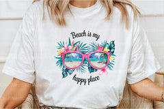Beach Is My Happy Place Clipart Bundle - CraftNest - Digital Crafting and Art