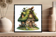 Fairy House Clipart Bundle 1 - CraftNest - Digital Crafting and Art
