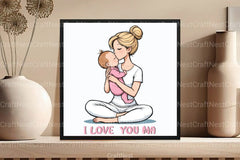 I Love You Ma Clipart Bundle - CraftNest - Digital Crafting and Art